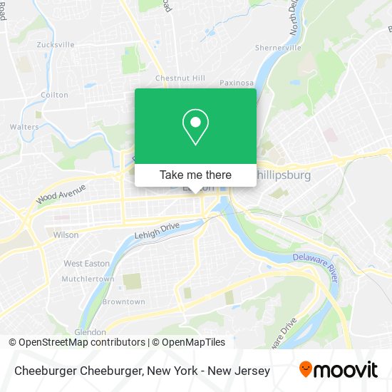 Cheeburger Cheeburger map