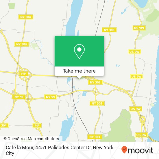 Cafe la Mour, 4451 Palisades Center Dr map