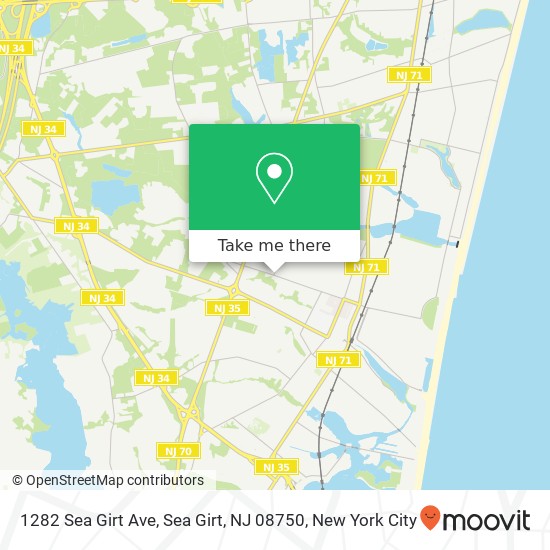 1282 Sea Girt Ave, Sea Girt, NJ 08750 map