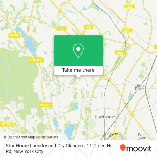 Star Home Laundry and Dry Cleaners, 11 Coles Hill Rd map