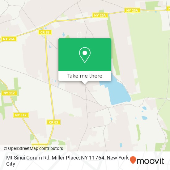 Mt Sinai Coram Rd, Miller Place, NY 11764 map