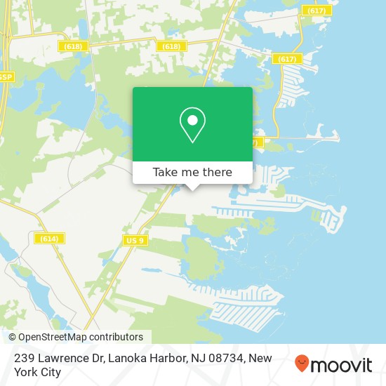 239 Lawrence Dr, Lanoka Harbor, NJ 08734 map