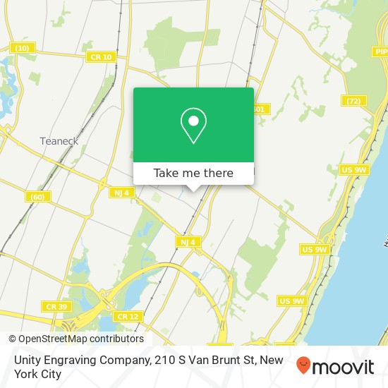 Unity Engraving Company, 210 S Van Brunt St map