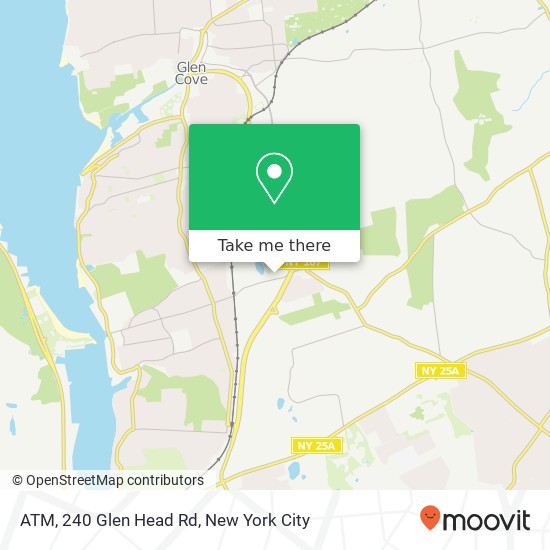 Mapa de ATM, 240 Glen Head Rd