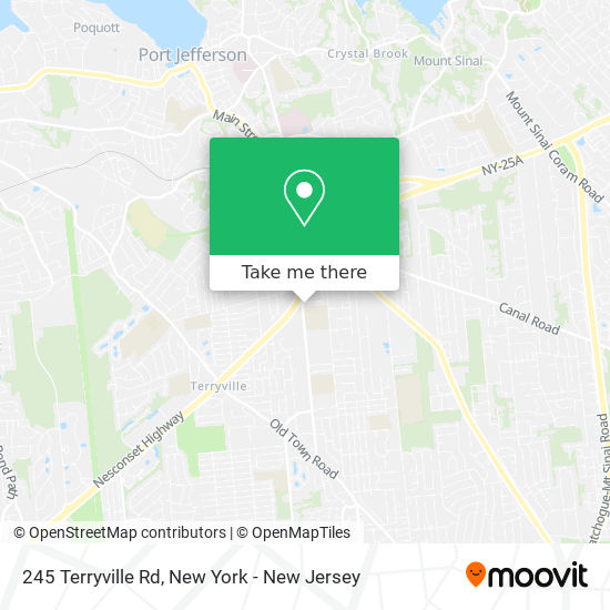 Mapa de 245 Terryville Rd