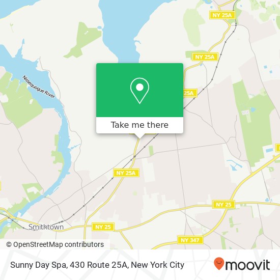 Sunny Day Spa, 430 Route 25A map