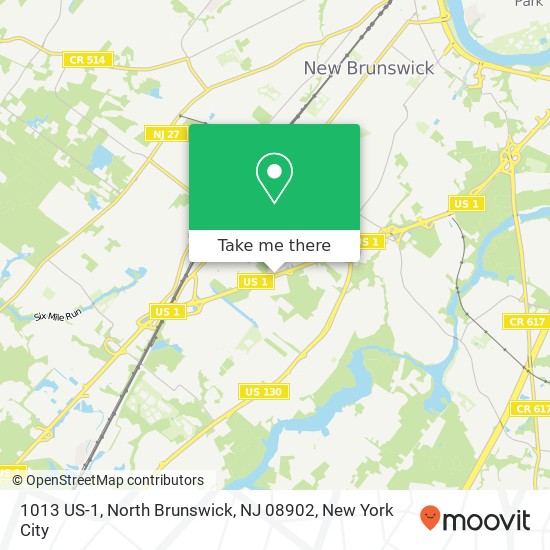 Mapa de 1013 US-1, North Brunswick, NJ 08902