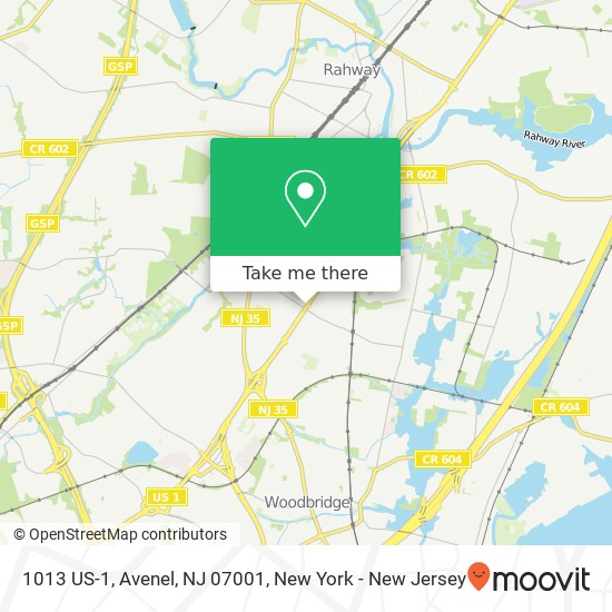 1013 US-1, Avenel, NJ 07001 map