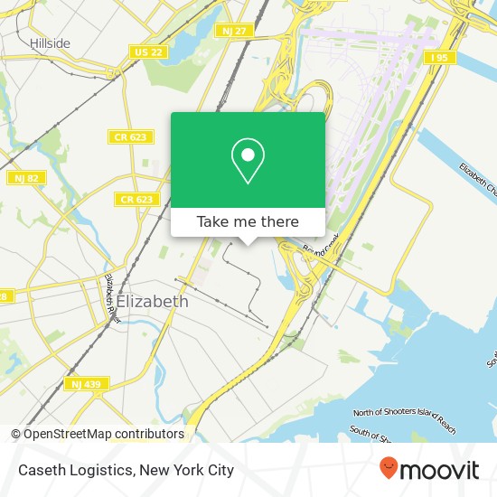 Caseth Logistics map