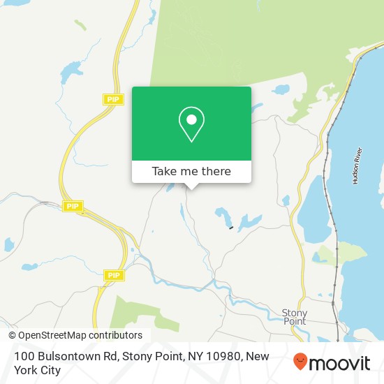 100 Bulsontown Rd, Stony Point, NY 10980 map