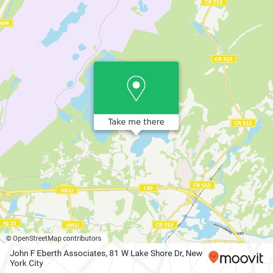 John F Eberth Associates, 81 W Lake Shore Dr map
