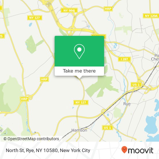 Mapa de North St, Rye, NY 10580