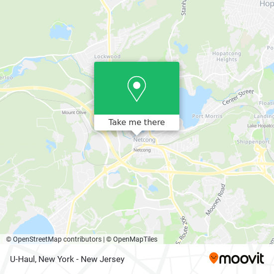 U-Haul map