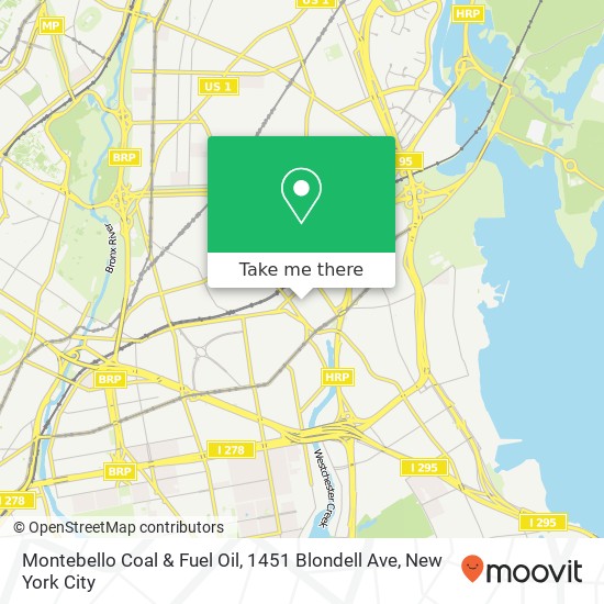 Montebello Coal & Fuel Oil, 1451 Blondell Ave map