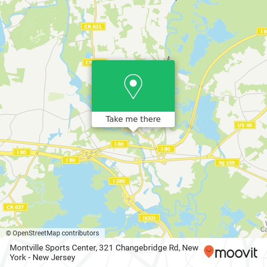 Montville Sports Center, 321 Changebridge Rd map