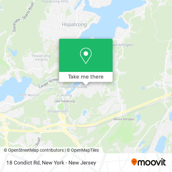 18 Condict Rd map