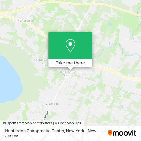 Hunterdon Chiropractic Center map