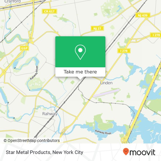 Mapa de Star Metal Products