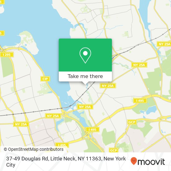 Mapa de 37-49 Douglas Rd, Little Neck, NY 11363