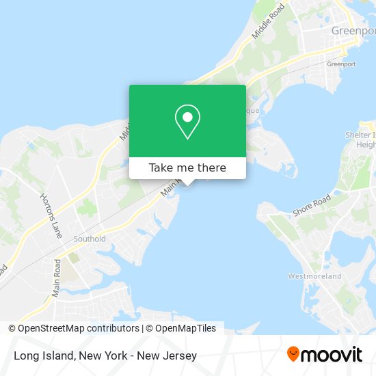 Mapa de Long Island