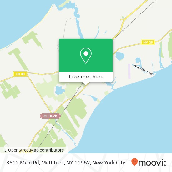 Mapa de 8512 Main Rd, Mattituck, NY 11952