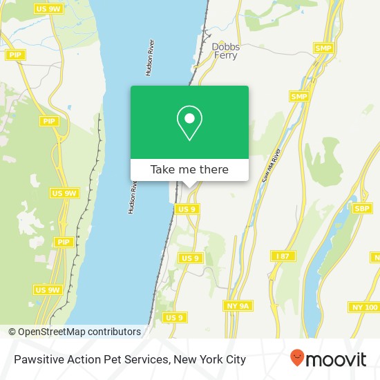 Pawsitive Action Pet Services, Hastings Lndg map