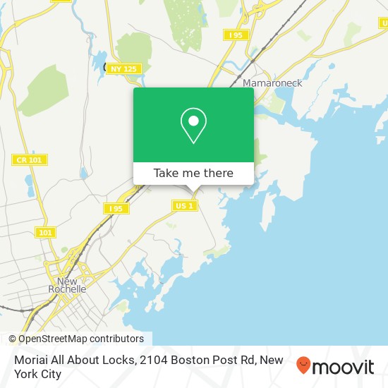 Mapa de Moriai All About Locks, 2104 Boston Post Rd