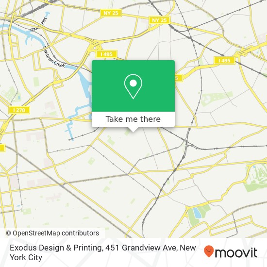 Exodus Design & Printing, 451 Grandview Ave map
