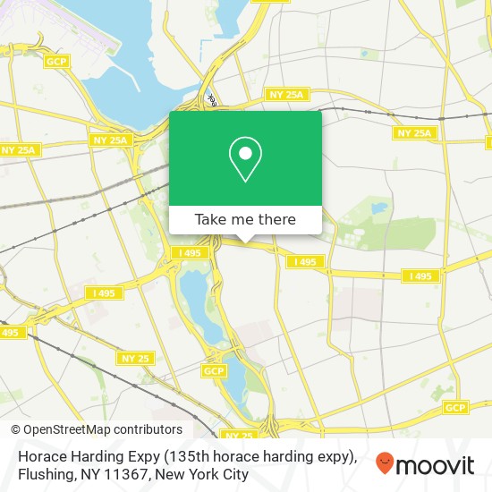 Mapa de Horace Harding Expy (135th horace harding expy), Flushing, NY 11367