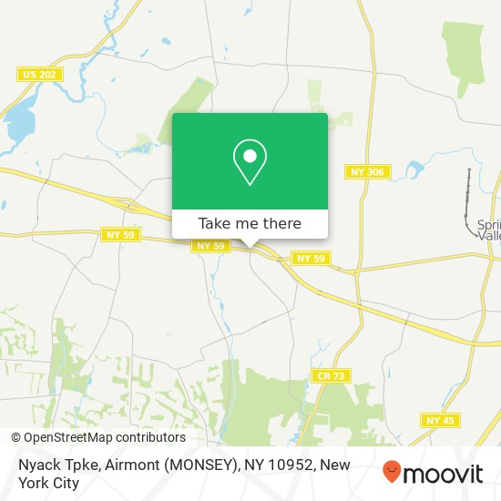 Nyack Tpke, Airmont (MONSEY), NY 10952 map