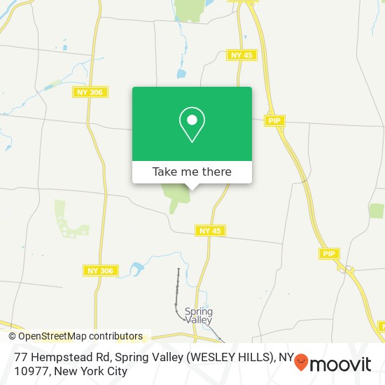 77 Hempstead Rd, Spring Valley (WESLEY HILLS), NY 10977 map