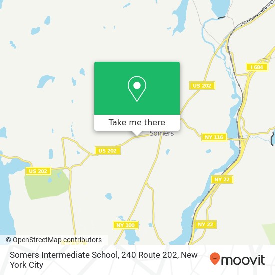 Somers Intermediate School, 240 Route 202 map