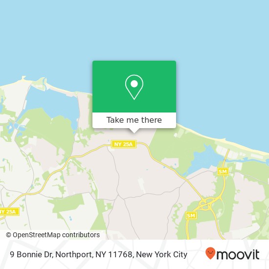 9 Bonnie Dr, Northport, NY 11768 map