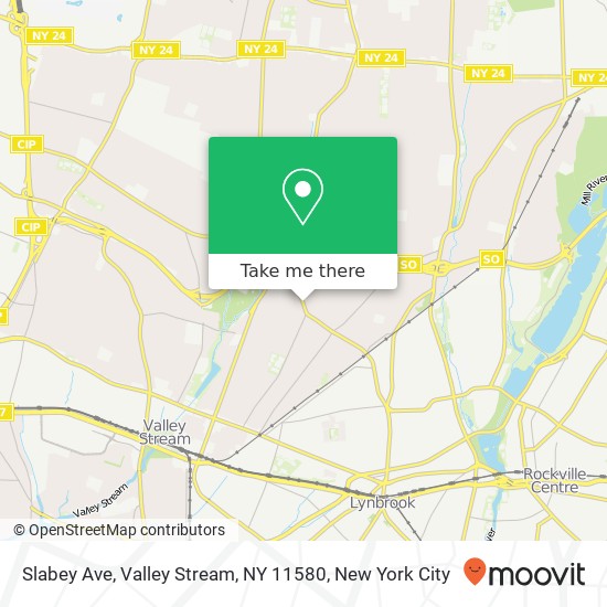 Slabey Ave, Valley Stream, NY 11580 map