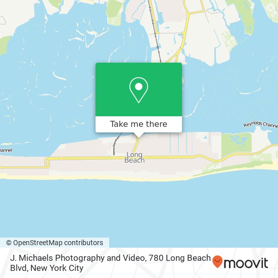 Mapa de J. Michaels Photography and Video, 780 Long Beach Blvd