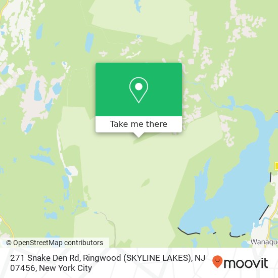 271 Snake Den Rd, Ringwood (SKYLINE LAKES), NJ 07456 map