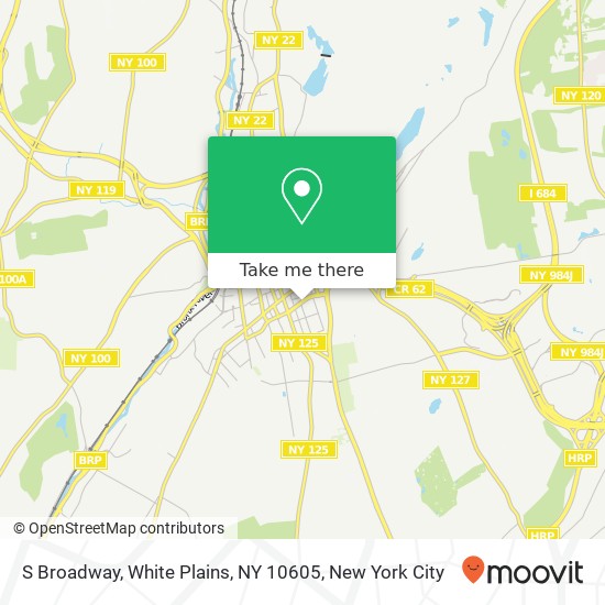 Mapa de S Broadway, White Plains, NY 10605