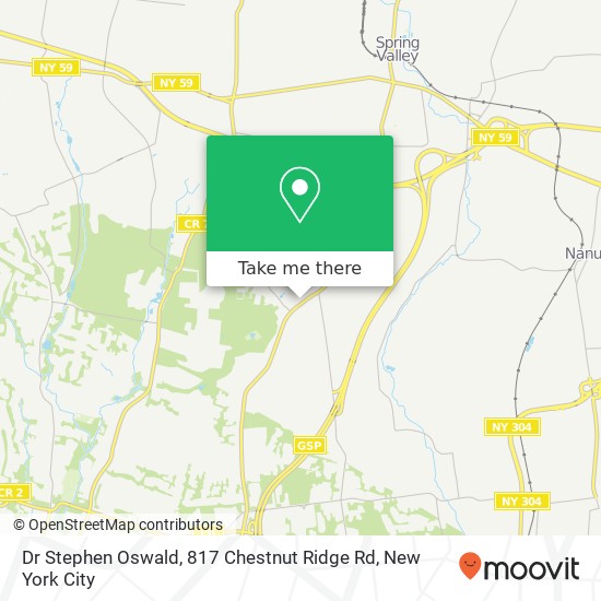 Dr Stephen Oswald, 817 Chestnut Ridge Rd map