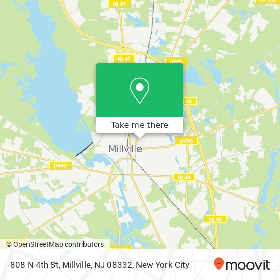 808 N 4th St, Millville, NJ 08332 map