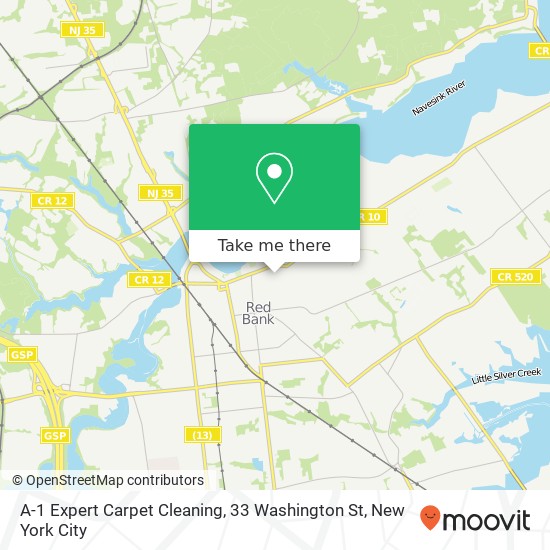 A-1 Expert Carpet Cleaning, 33 Washington St map