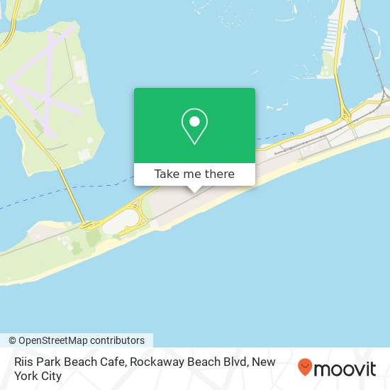 Riis Park Beach Cafe, Rockaway Beach Blvd map