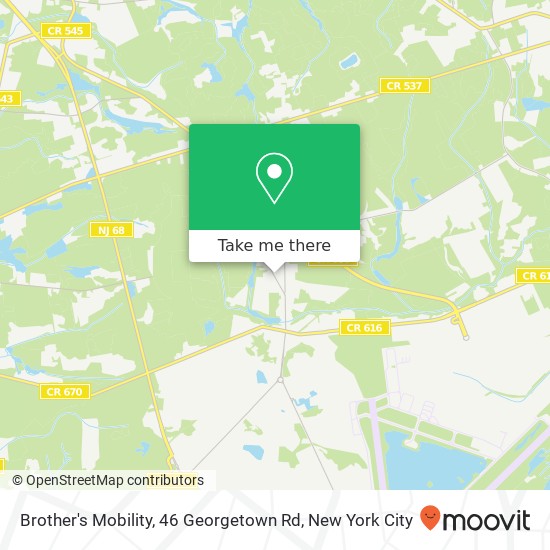 Mapa de Brother's Mobility, 46 Georgetown Rd