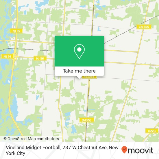 Vineland Midget Football, 237 W Chestnut Ave map