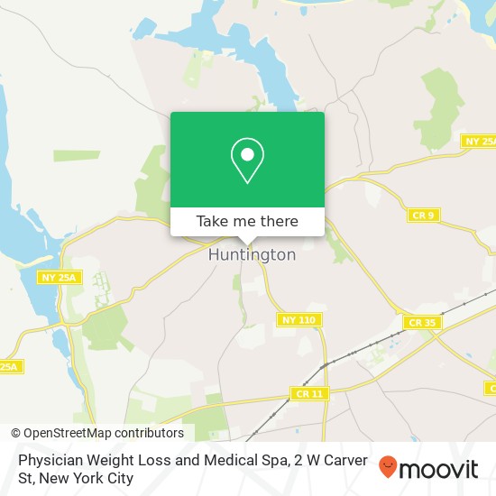 Physician Weight Loss and Medical Spa, 2 W Carver St map