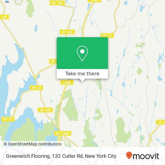 Mapa de Greenwich Flooring, 132 Cutler Rd