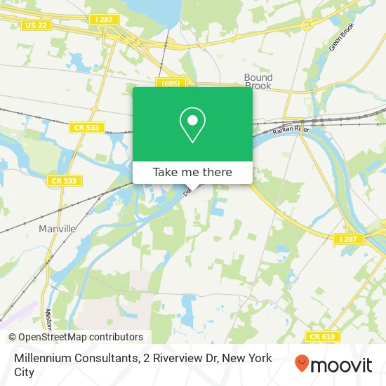 Mapa de Millennium Consultants, 2 Riverview Dr