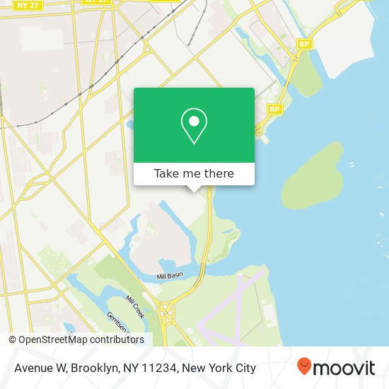 Avenue W, Brooklyn, NY 11234 map