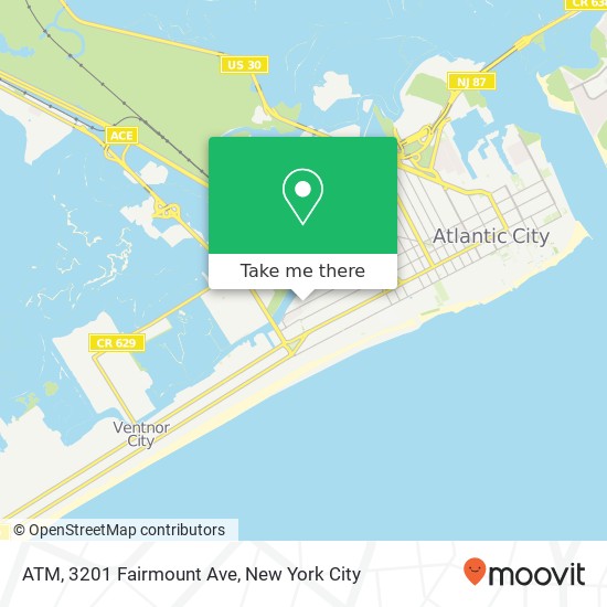 ATM, 3201 Fairmount Ave map