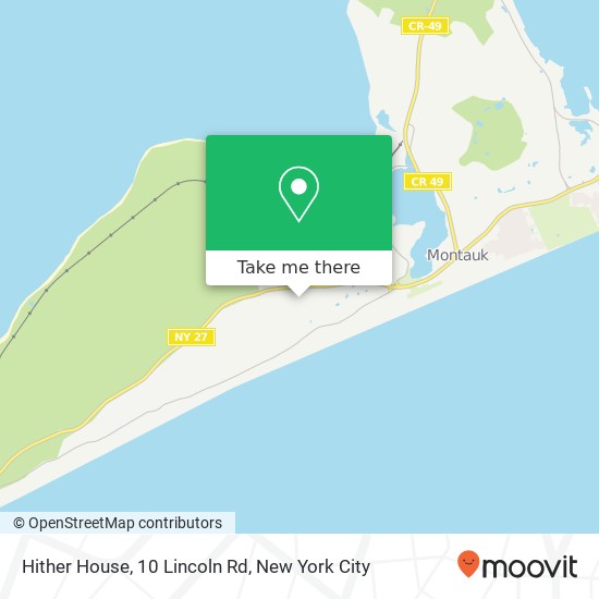 Mapa de Hither House, 10 Lincoln Rd