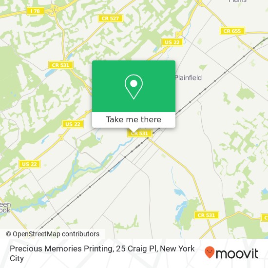 Mapa de Precious Memories Printing, 25 Craig Pl